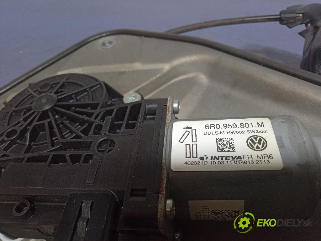Skoda Fabia 2011 mechanismus stahování Sklenka: před Levý: 5J1837401K