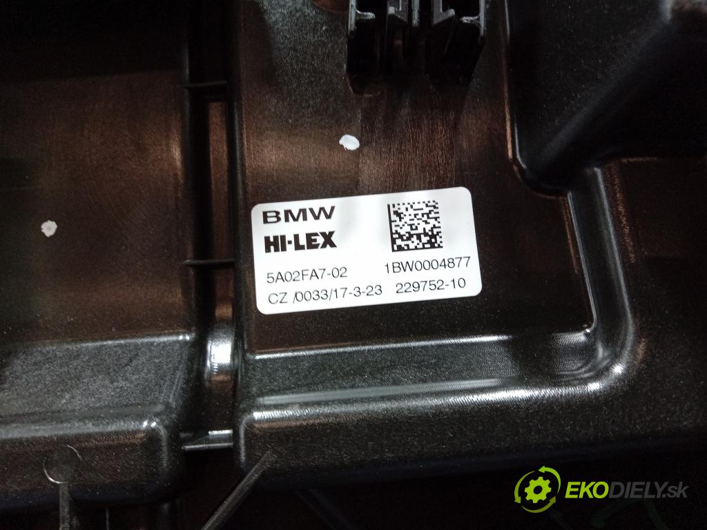 Bmw Seria 1 2023 mechanismus stahování Sklenka: Zad: Levý: 5A02FA7