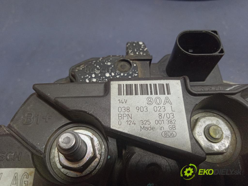Seat Cordoba 2003 Alternator 038903023L