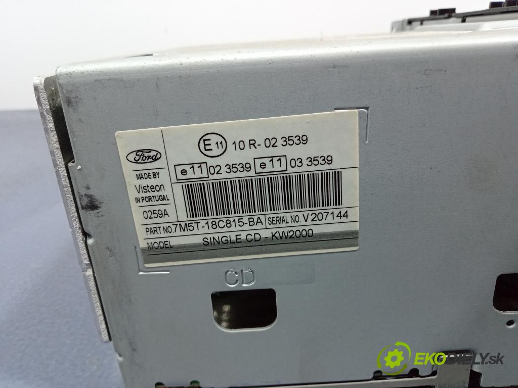 Ford Focus 2007 Radio I Navigácia: 7M5T18C815BA