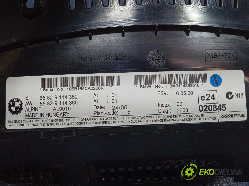 Bmw Seria 3 2006 displej Radio / GPS 9114362