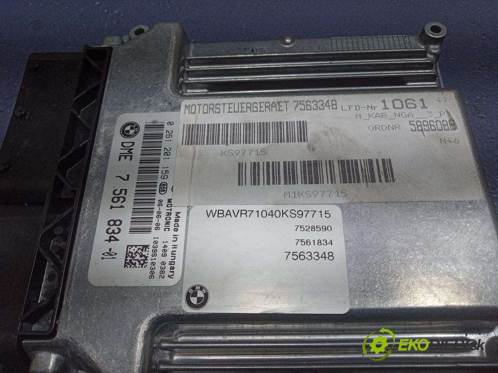 Bmw Seria 3 2006 řídící jednotka Motor: 7561834