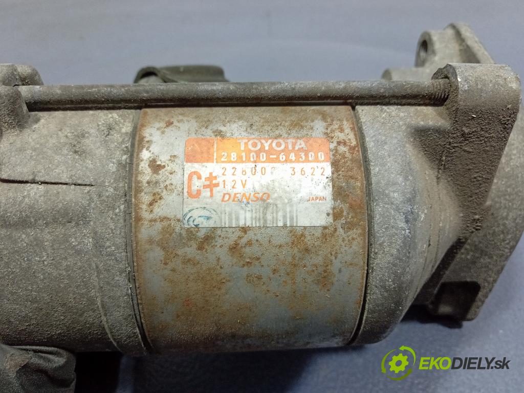 Toyota Corolla 2001 startér: 28100-64300
