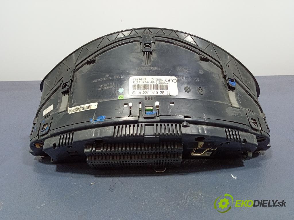 Mercedes-benz S 400 2001 Přístrojová deska A2205407811
