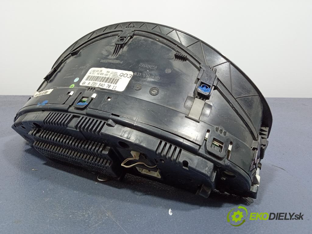 Mercedes-benz S 400 2001 Přístrojová deska A2205407811