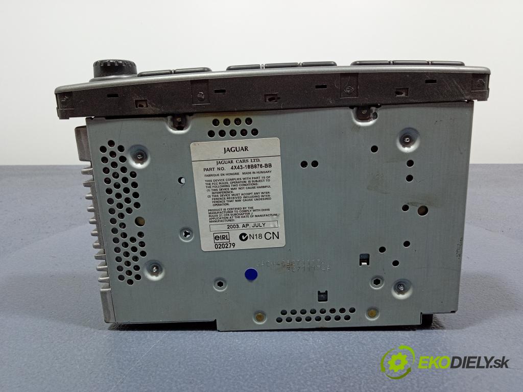 Jaguar X-type 2003 Radio I Navigácia: 4X43-18B876-BB