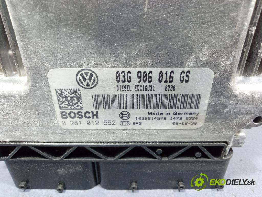 Skoda Superb 2007 riadiaca jednotka Motor: 03G906016GS