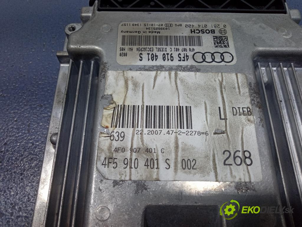 Audi A6 2007 riadiaca jednotka Motor: 4F5910401S