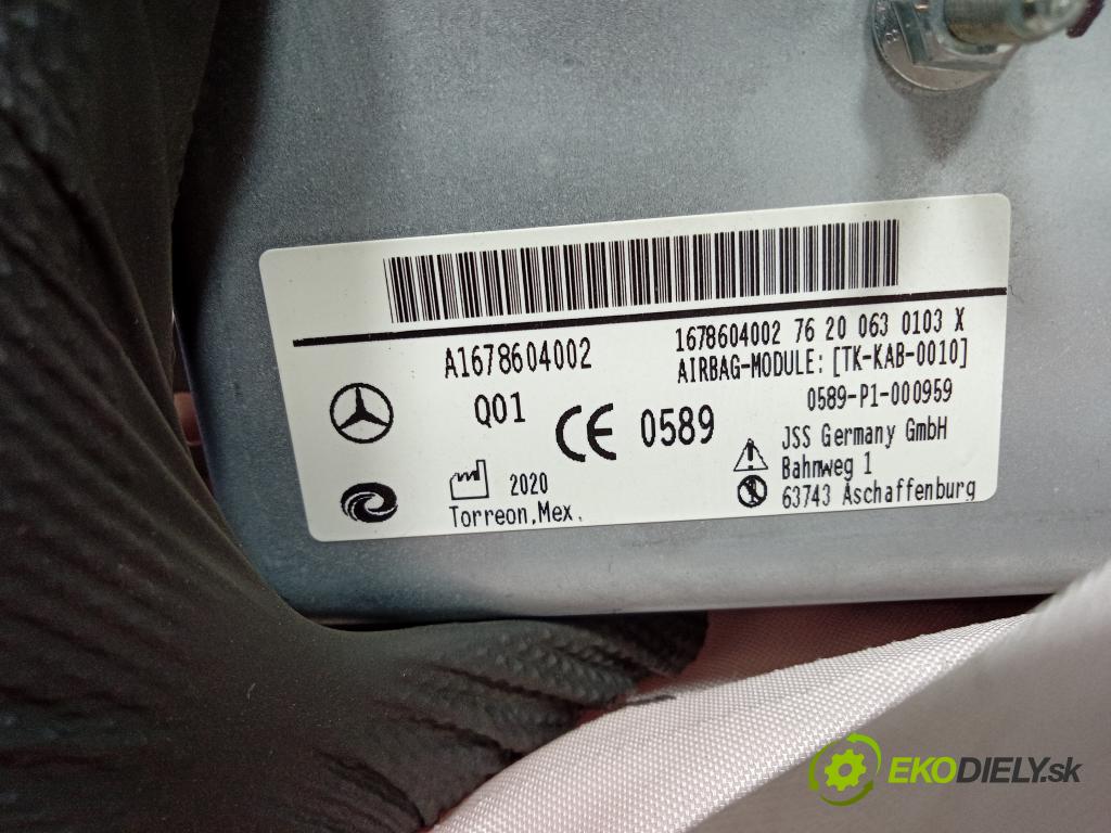 Mercedes GLS-Klasa 2020 kokpit,pristrojová doska A1676802904