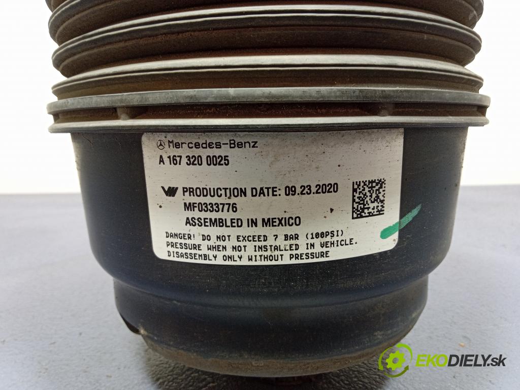 Mercedes GLS-Klasa 2020 airbag Pozastavenia: A1673200025