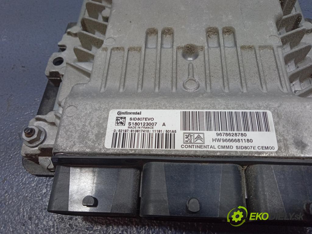 Peugeot 308 2011 riadiaca jednotka Motor: 9678628780