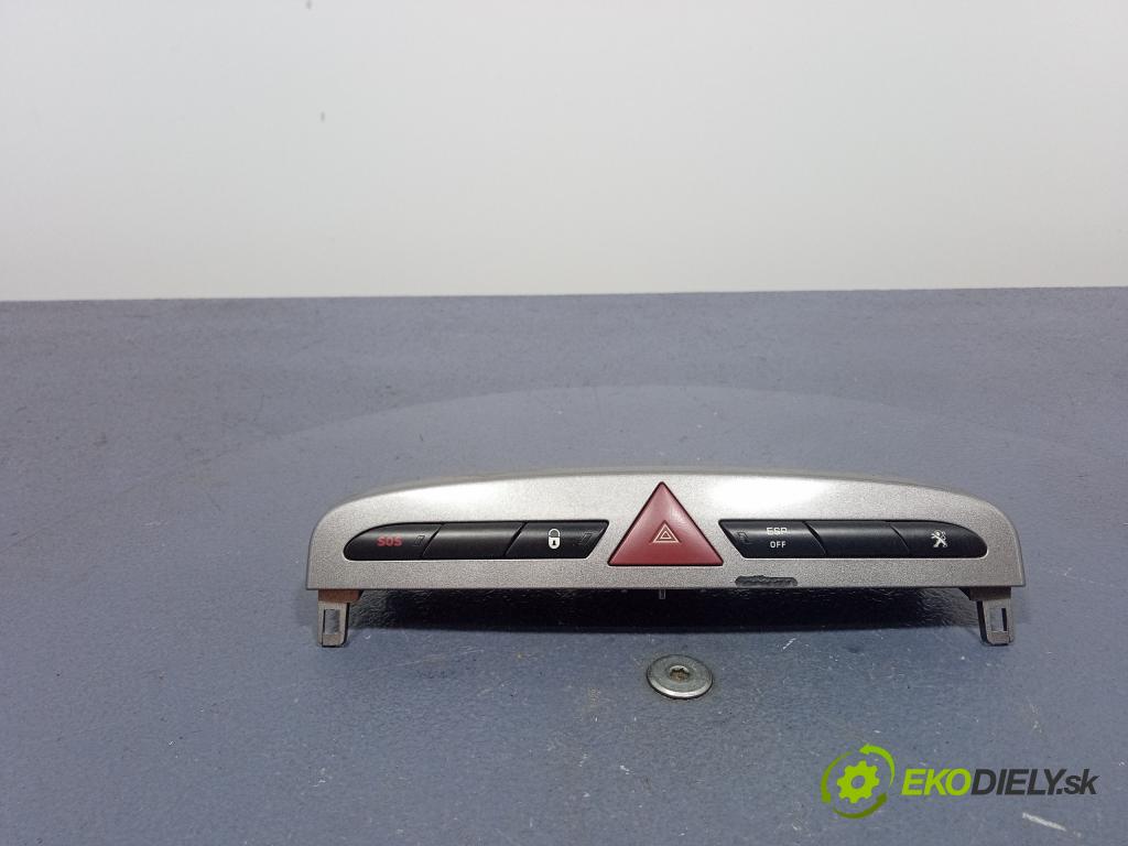 Peugeot 308 2011 Přepínač Světel: Nouzový 96759482XT