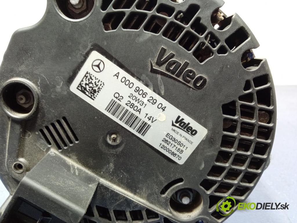Mercedes GLS-Klasa 2020 Alternator A0009062904