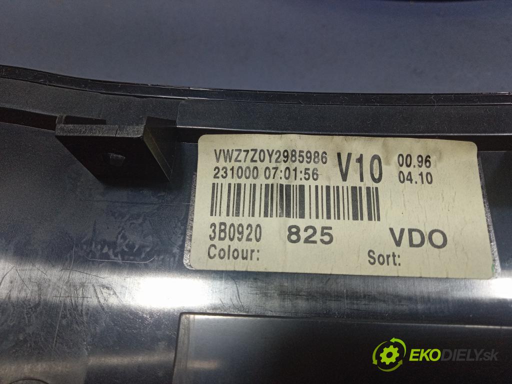 Vw Passat 2000 prístrojovka/ budíky 3B0920825