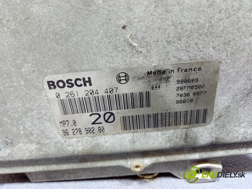 Peugeot 406 1999 riadiaca jednotka Motor: 9627890280
