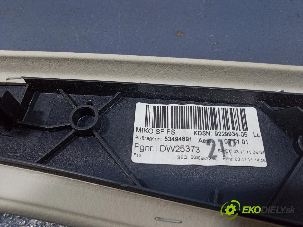 Bmw Seria 6 2011 lišta Dekoratívne: Vnútri: 9197155