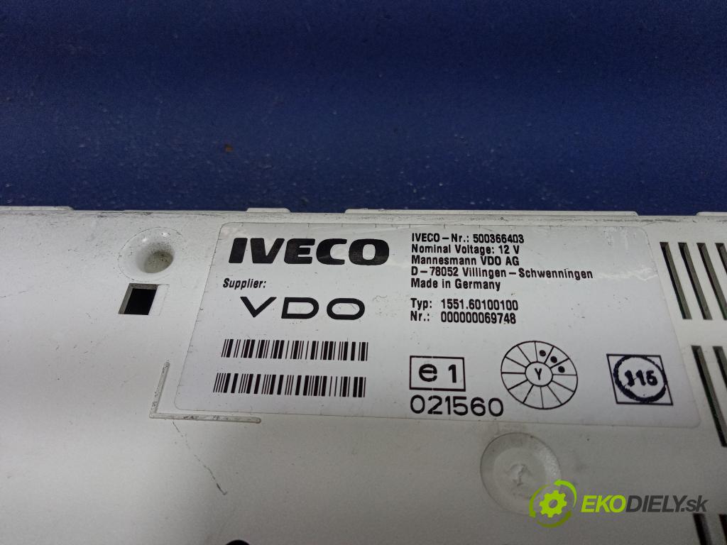 Iveco Daily 29 l 11 2003 prístrojovka/ budíky 500366403