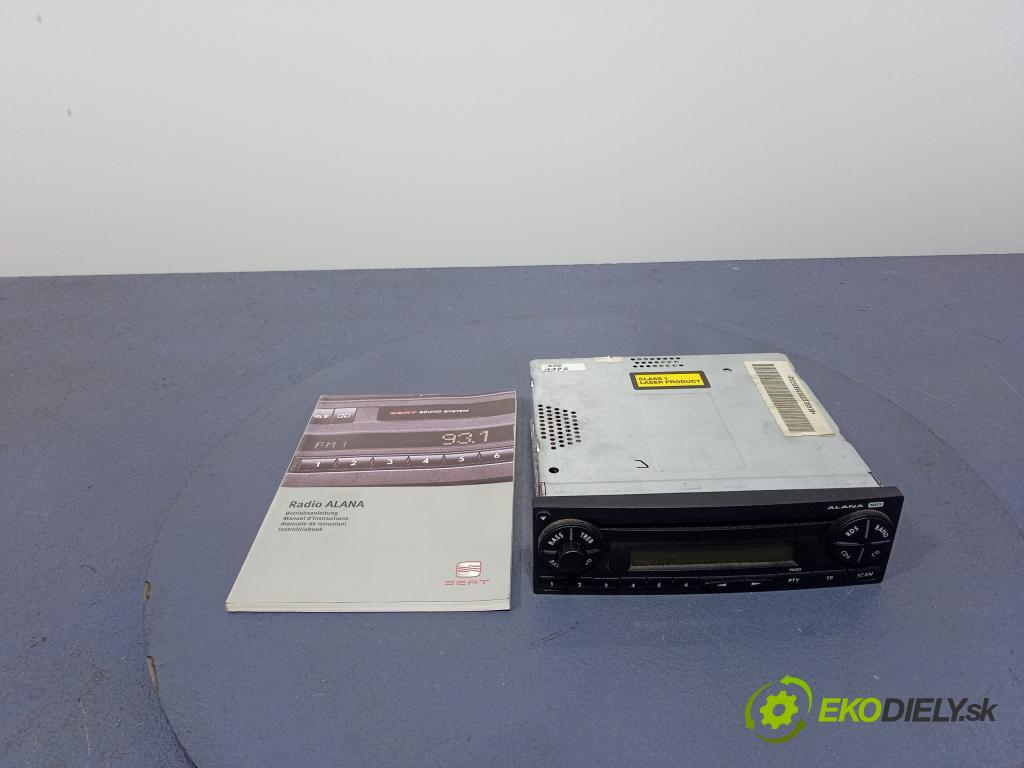 Seat Ibiza 2004 Radio I Navigácia: 6L0035186A