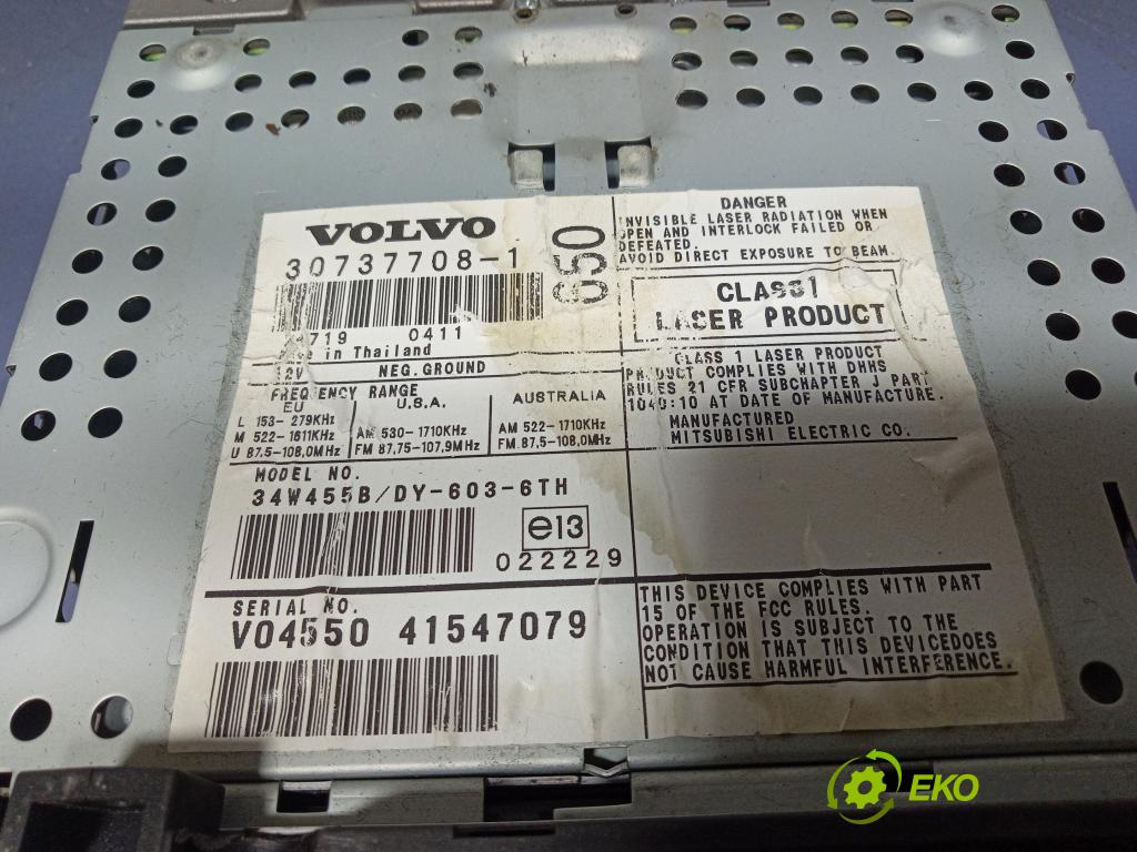 Volvo S60 2004 Radio I Navigácia: 30737708-1
