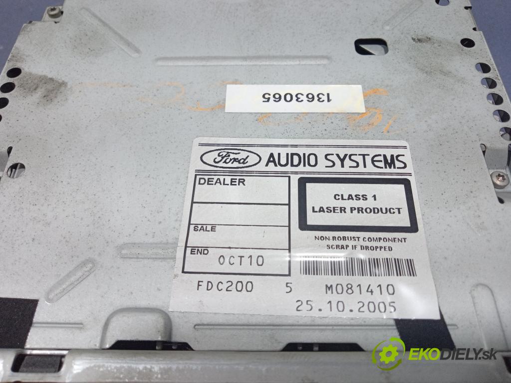 Ford Focus 2006 Radio I Navigácia: 5M5T-18C815-FA