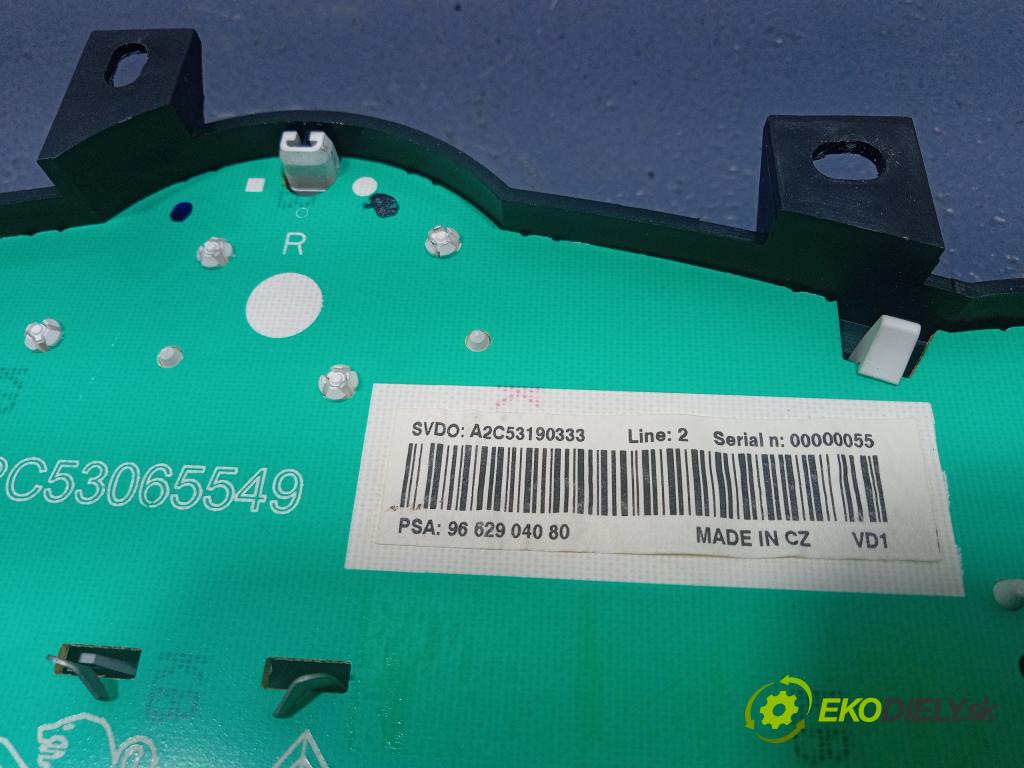 Peugeot 207 2006 riadiaca jednotka Motor: 9662258780