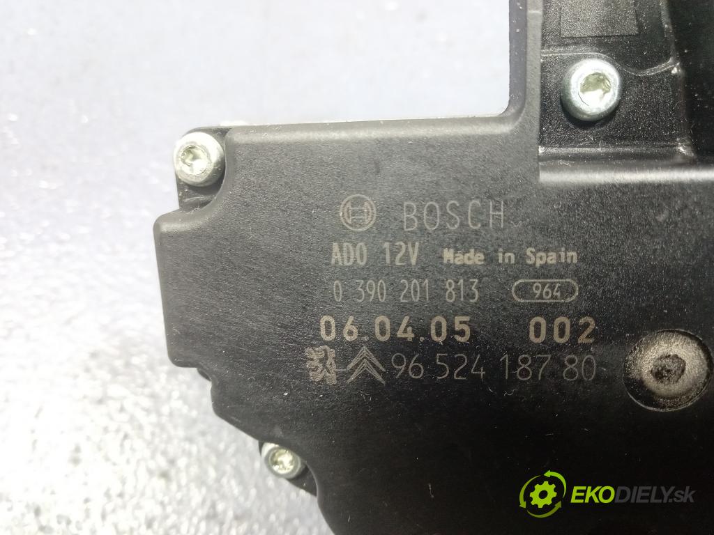 Peugeot 207 2006 motorek Stěrače: Zad: 9652418780