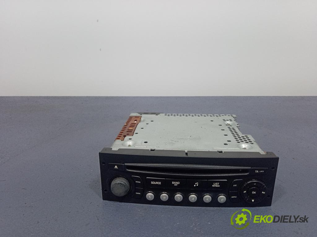 Peugeot 207 2006 Radio I Navigácia: 96591229XT