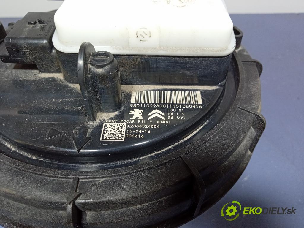 Citroen C4 2015 čerpadlo Pohonné hmoty / Systém Měření 9801102280