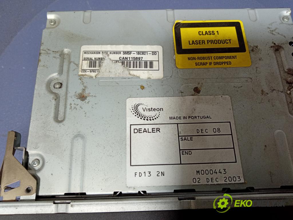 Ford Mondeo 2003 Radio I Navigácia: 3S7T-18B988-AE