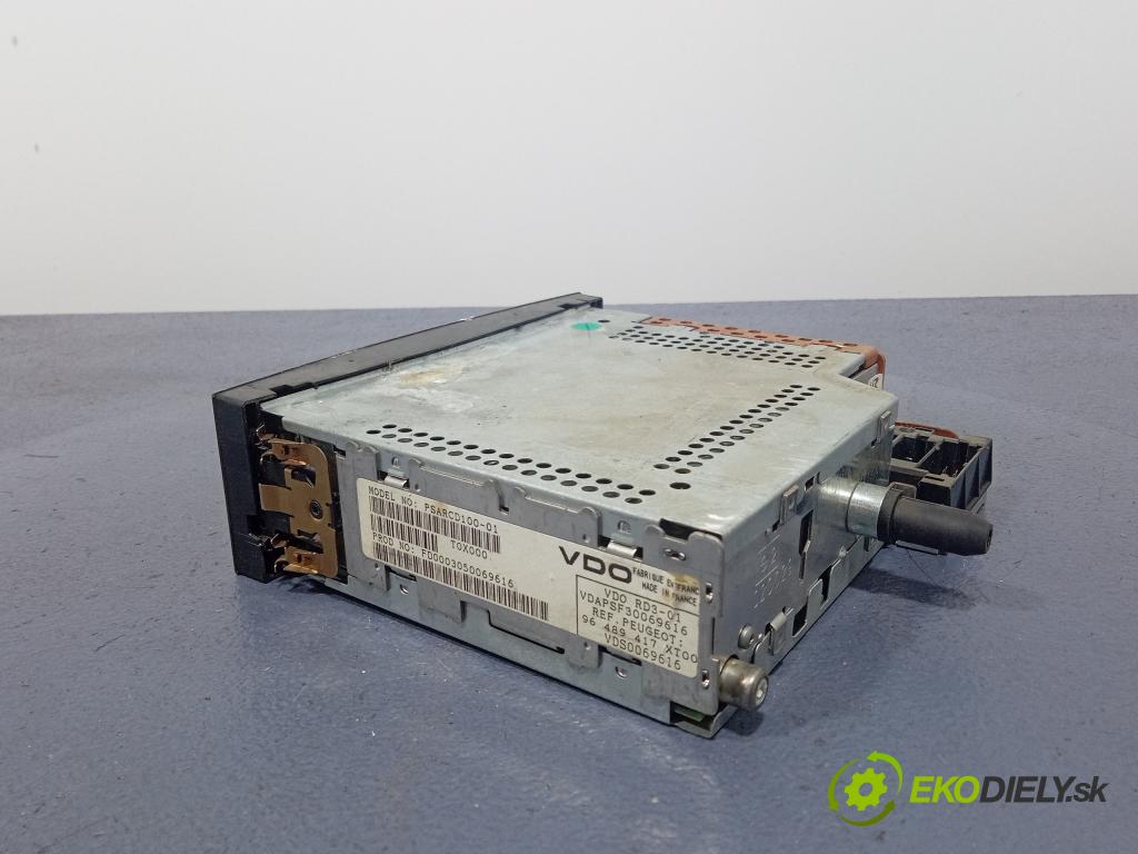 Peugeot 307 2003 Radio I Navigácia: 96489417XT