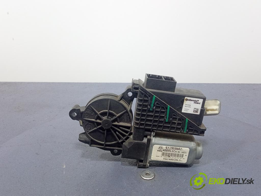 Volkswagen Polo 2005 mechanismus stahování Sklenka: před Levý: 6Y2959802