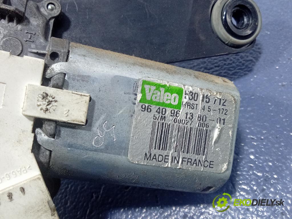 Peugeot 307 2003 motorek Stěrače: Zad: 9640961380