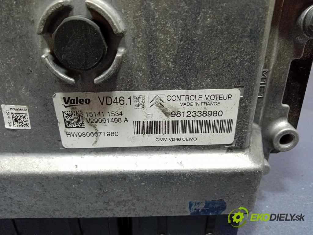Citroen C4 2015 riadiaca jednotka Motor: 9812338980