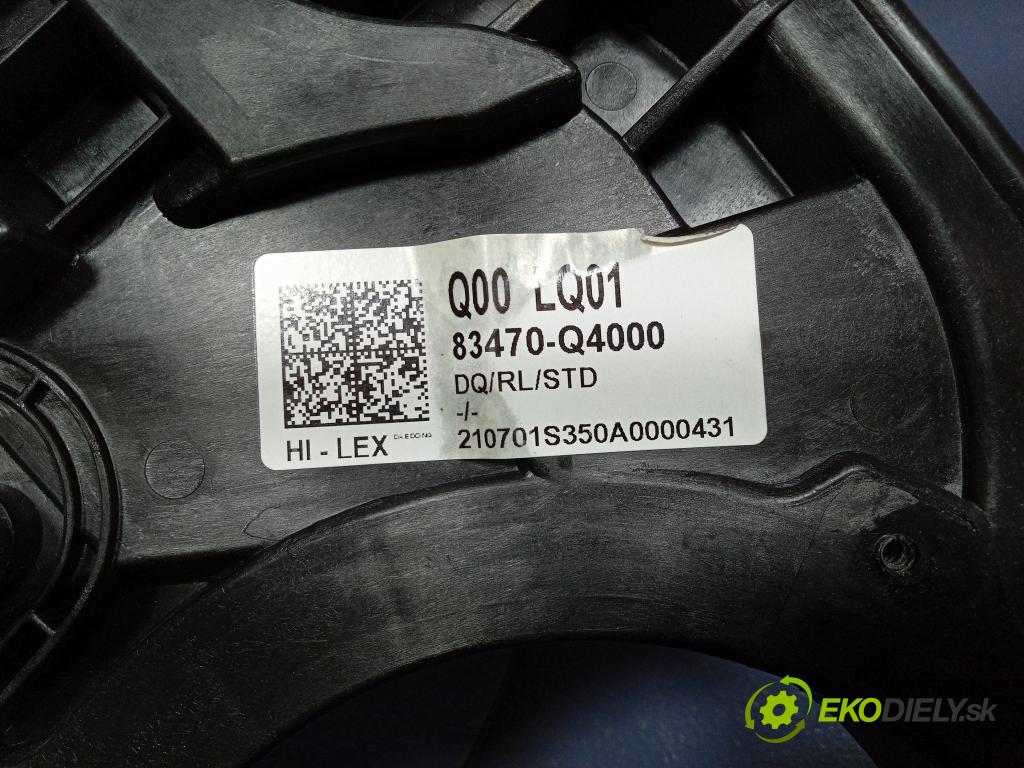 Kia Niro 2021 mechanismus stahování Sklenka: Zad: Levý: 83470-Q4000