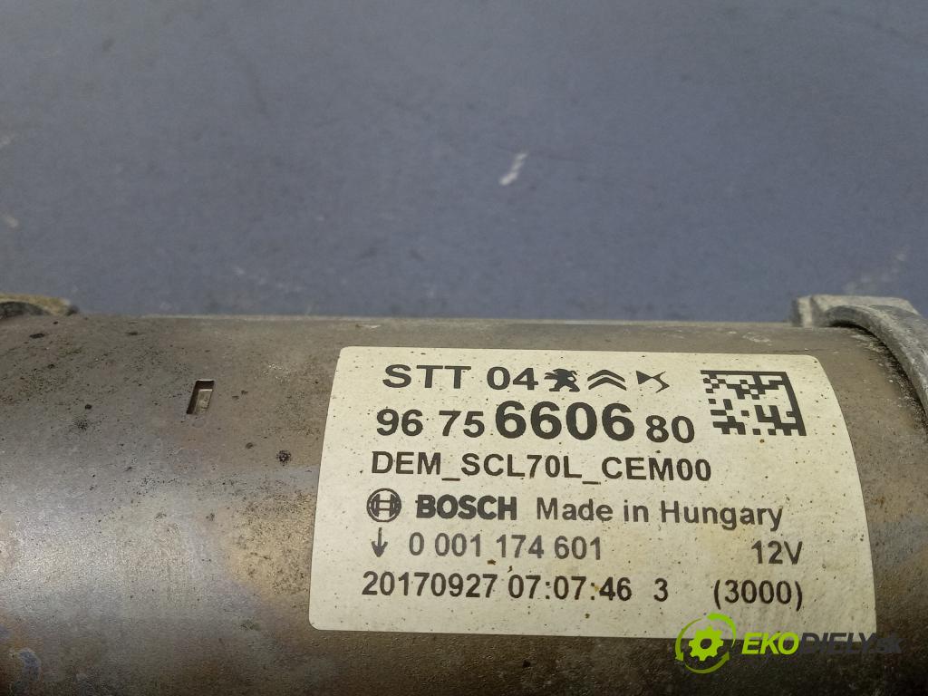 Peugeot 508 2017 štartér 9675660680