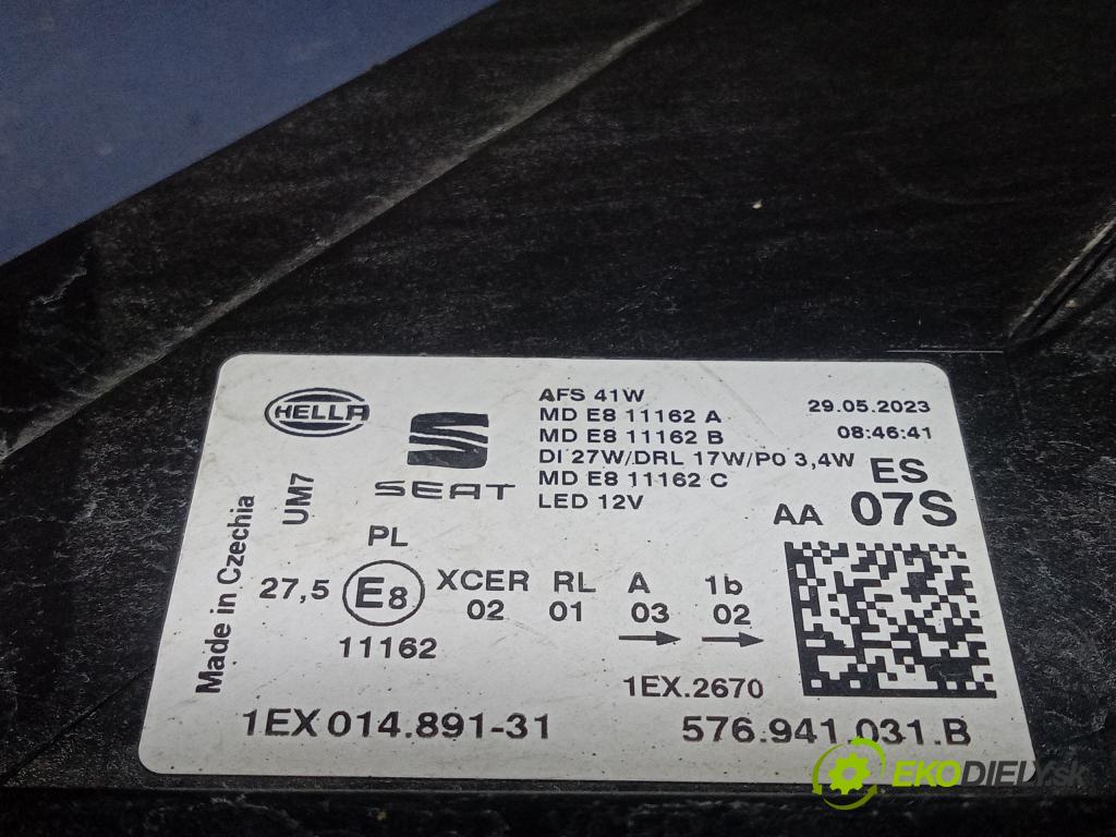 Seat Alteca 0 světlo Levý: 576941031B
