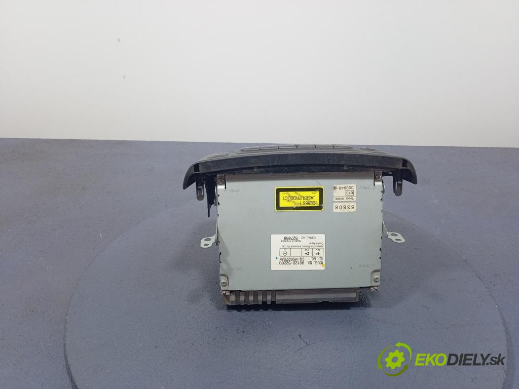 Toyota Yaris verso 2005 Radio I Navigácia: 86120-52260