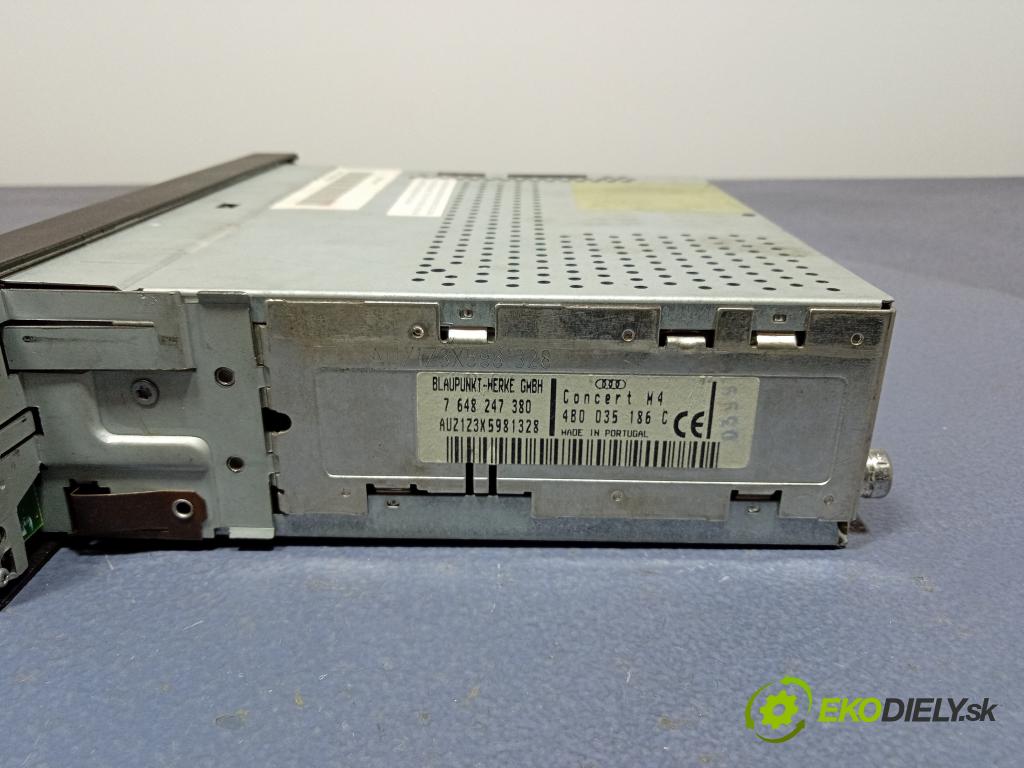 Audi A4 1999 Radio I Navigácia: 4B0035186C