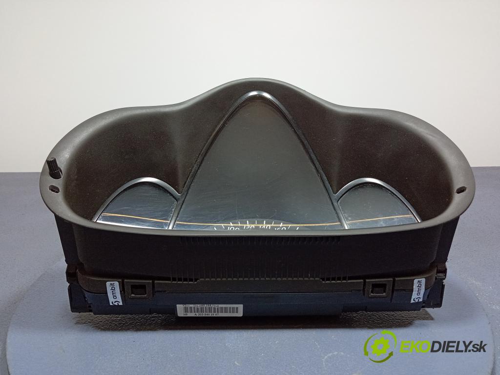 Mercedes C-klasa 2003 prístrojovka/ budíky A2035401947