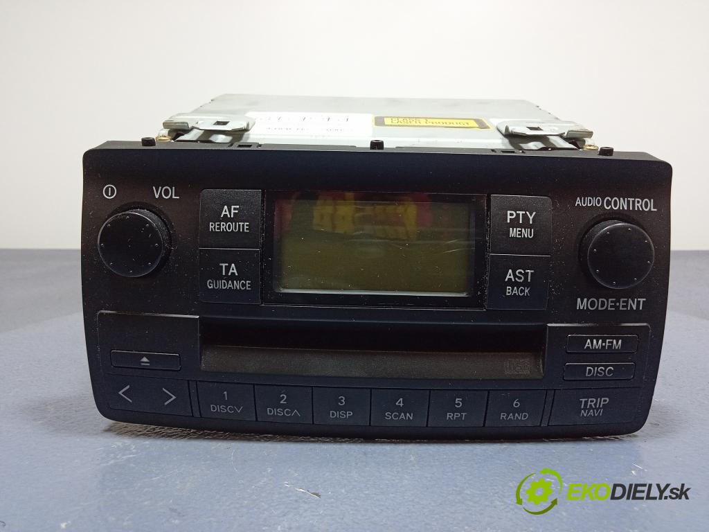 Toyota Corolla 2002 Radio I Navigace: 86120-02260