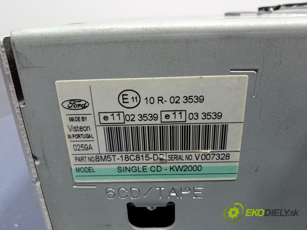 Ford C-max 2008 Radio I Navigácia: 8M5T-18C815-DB