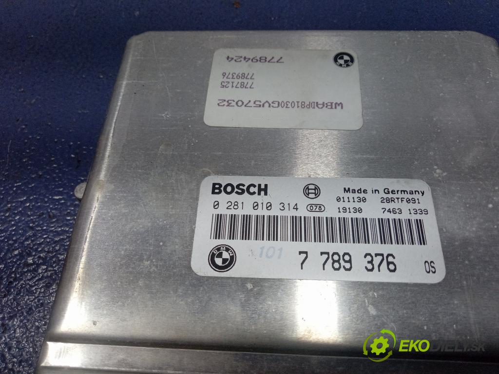 Bmw Seria 5 2001 riadiaca jednotka Motor: 0281010314