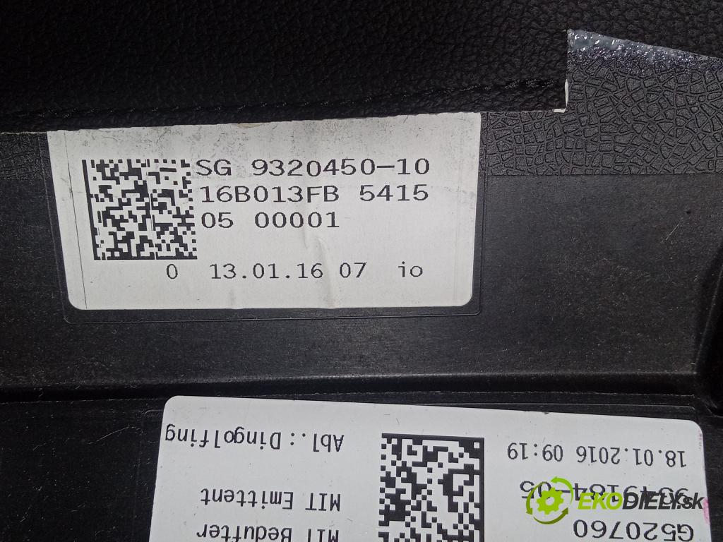 Bmw Seria 7 2016 kokpit,pristrojová doska 9320450