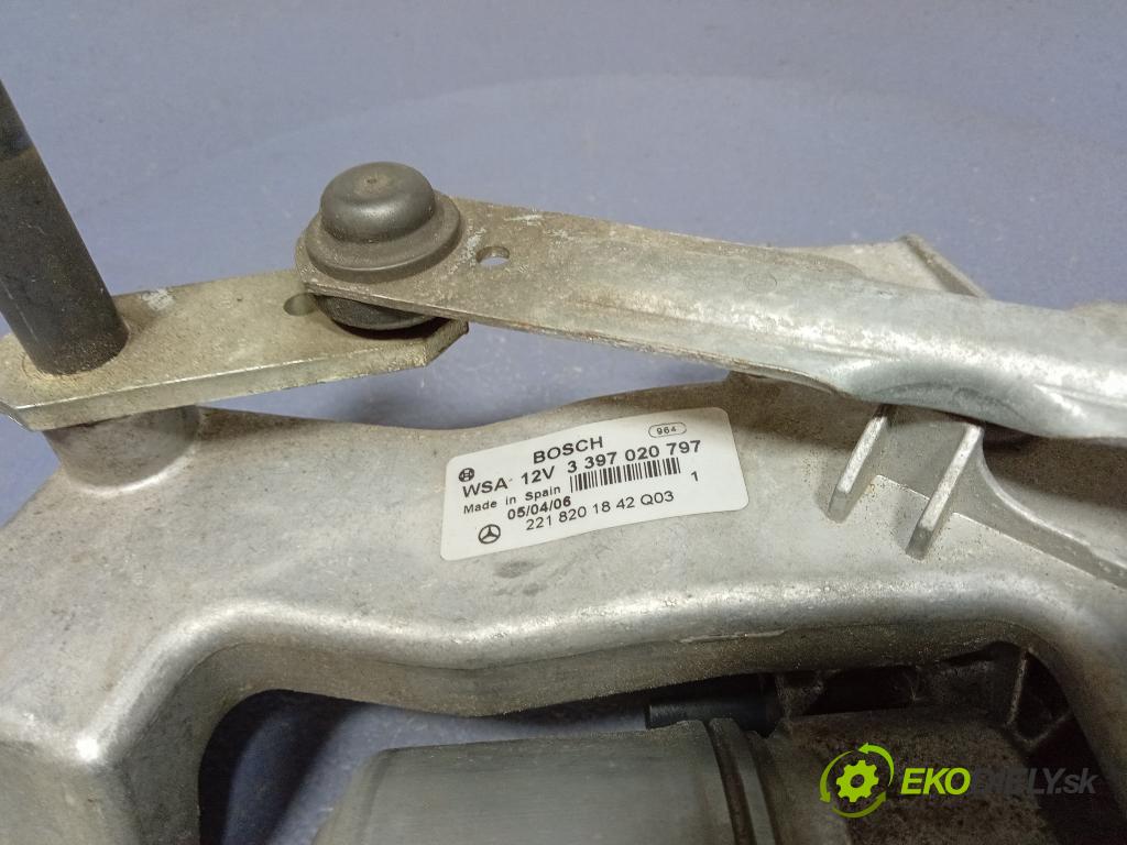 Mercedes S-klasa 2006 mechanismus motorek Stěrače: před 2218201842