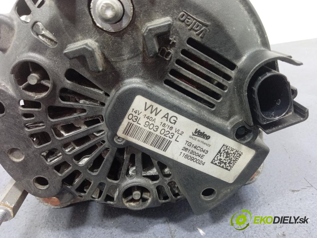 Vw Passat 2016 Alternator 03L903023L
