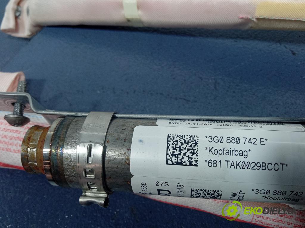 Vw Passat 2016 Airbag: clona x 3G0880742E