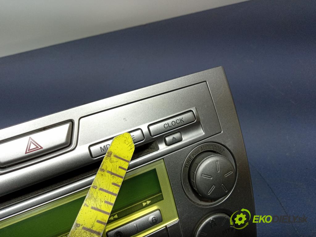 Mazda 2 2004 Radio I Navigácia: 3M71-18K76-CC
