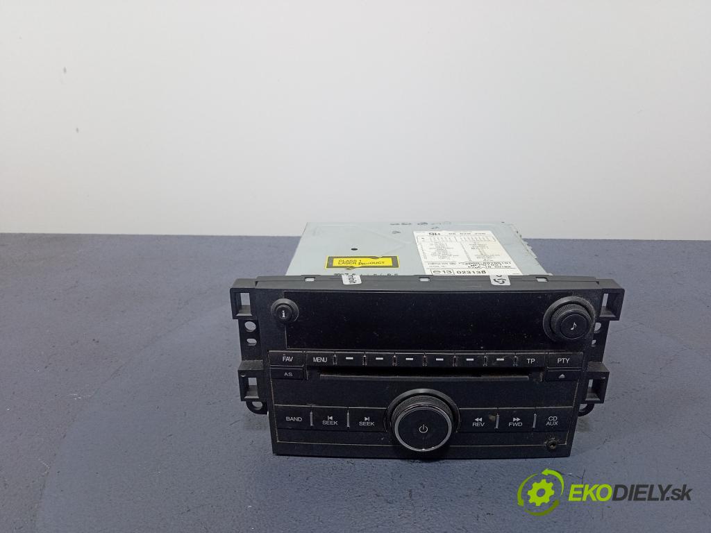 Chevrolet Aveo 2008 Radio I Navigácia: 96628256