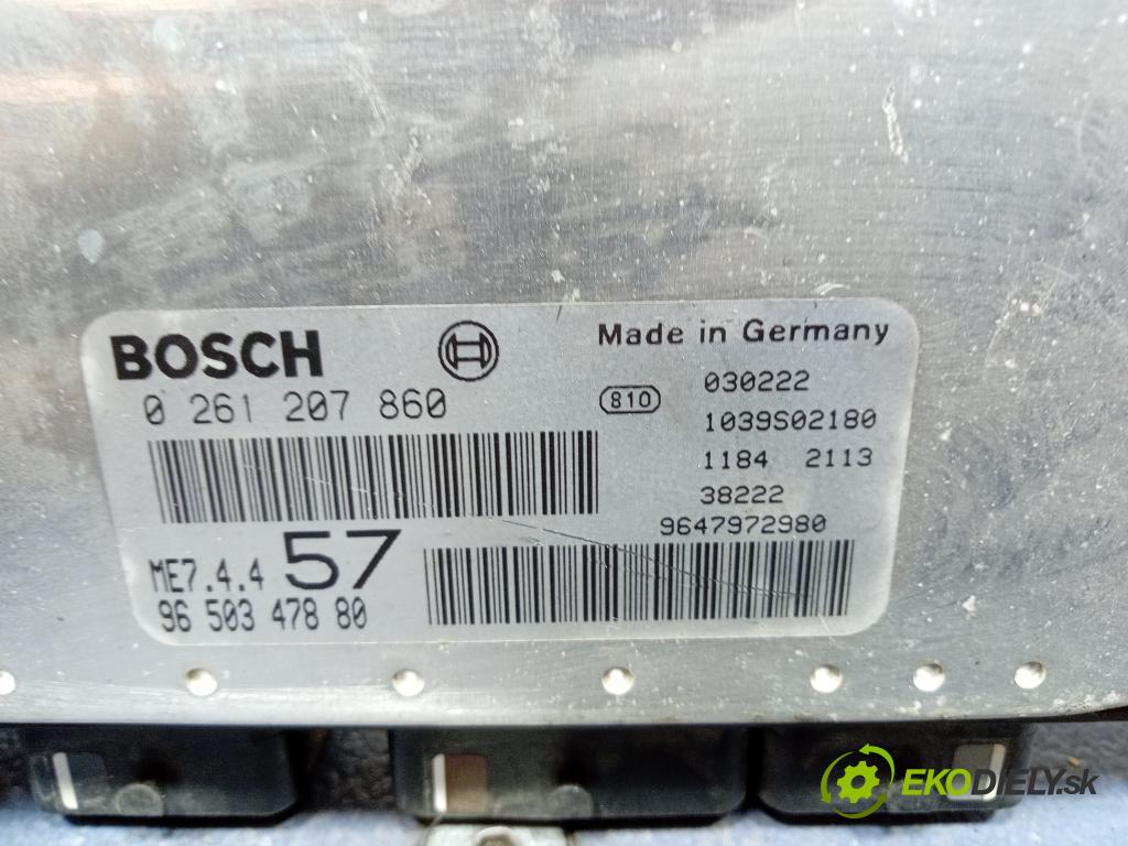 Citroen C3 pluriel 2003 riadiaca jednotka Motor: 9650347880