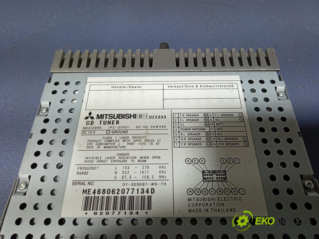 Mitsubishi Colt 2005 Radio I Navigácia: MZ312966